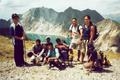 Trekkers on the edge of the Crater