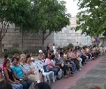 Spectators on Palm Sunday